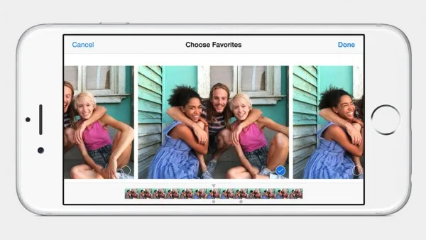 Burst mode camera on iPhone 6