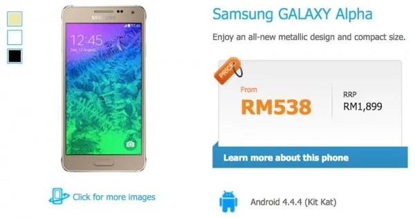 Celcom Samsung Galaxy Alpha