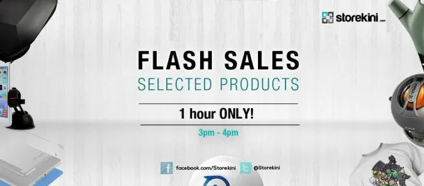 Flash Sales Sliding Banner Storekini