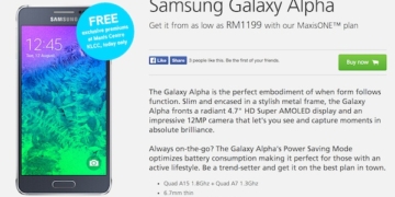 Maxis Samsung Galaxy Alpha