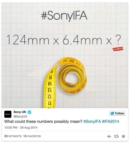 Sony IFA2014 Teaser 1