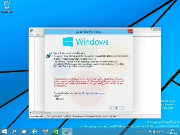 Windows 9 Technical Preview