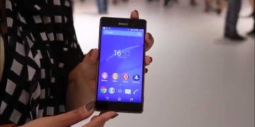 hands on sony xperia z3