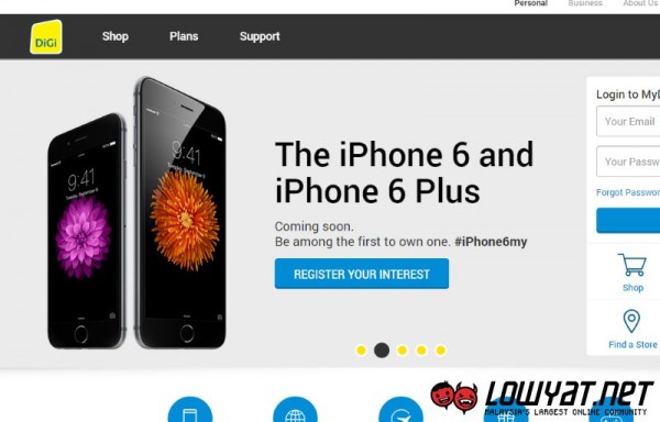 DiGi iPhone 6 and iPhone 6 Plus, 6 November
