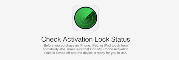 Apple Check Activation Lock Status Online