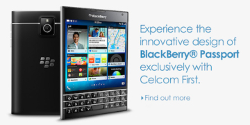 Celcom BlackBerry Passport