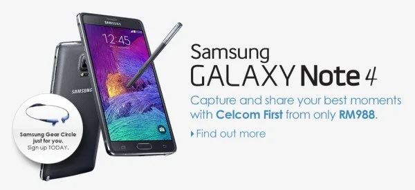 Celcom Samsung Galaxy Note 4