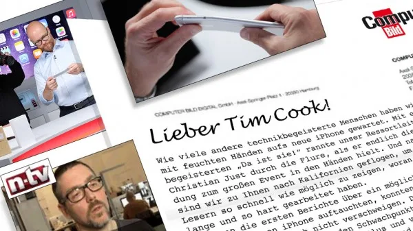 Computer Bild Letter to Tim Cook