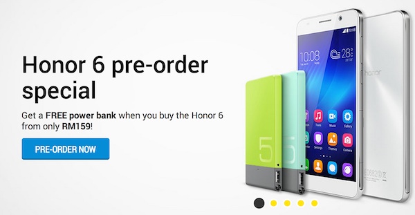 DiGi Huawei Honor 6 Preorder