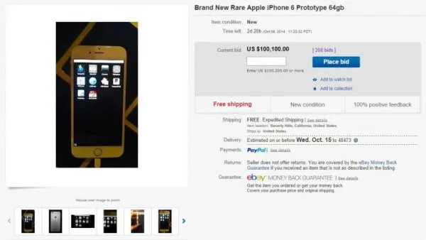 Iphone 6 bid