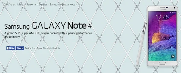 Maxis Samsung Galaxy Note 4 ROI