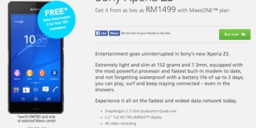 Maxis Sony Xperia Z3