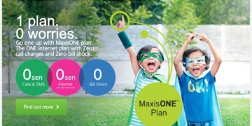 MaxisONE Plan Zero Worries with Add ON Data