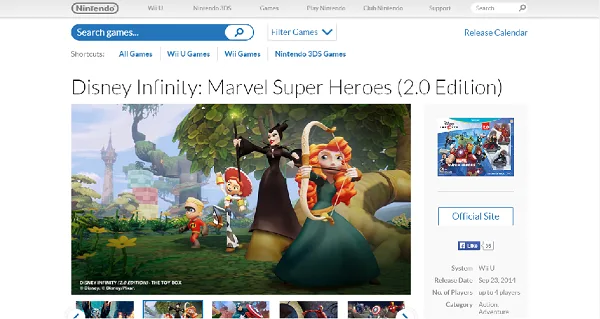 Nintendo Disney Infinity