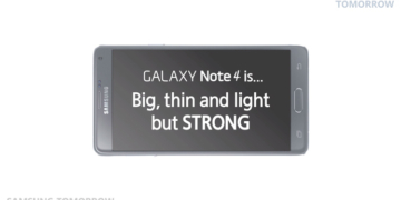 Note 4 is thin and light but strong