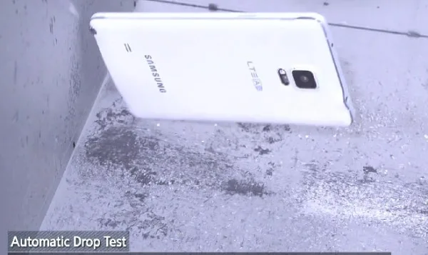 Samsung Galaxy Note 4 Official Drop Test