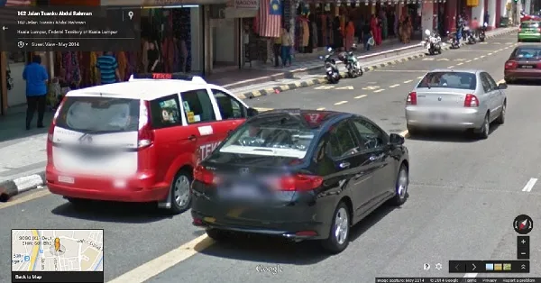 Street View Blurred Plates