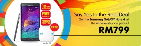 YES Note 4 Bundle
