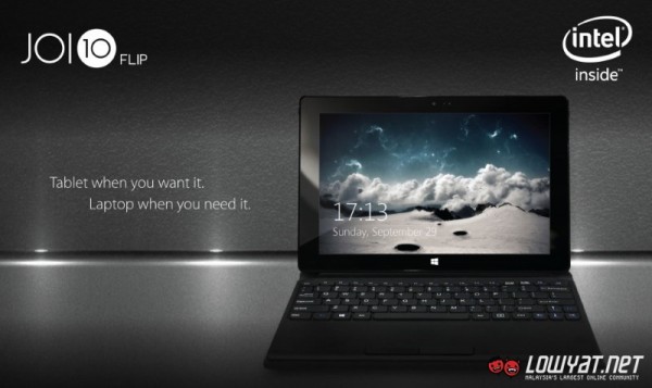 Joi 10 Flip Windows 8.1 Tablet by SNS Network
