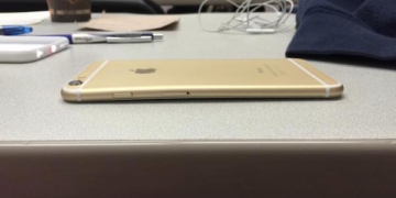 Bent iPhone 6 Gold