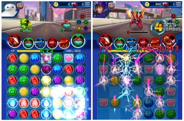 Big Hero 6 Bot Fight Game Play