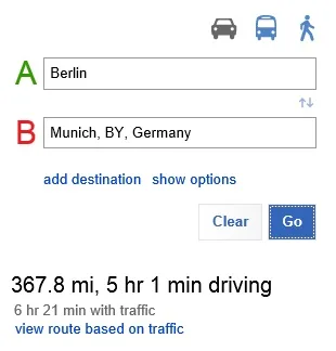 Bing Maps Traffic with Clearflow