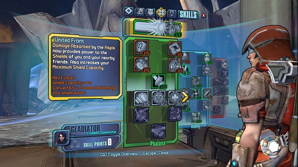 Borderlands Skill Tree