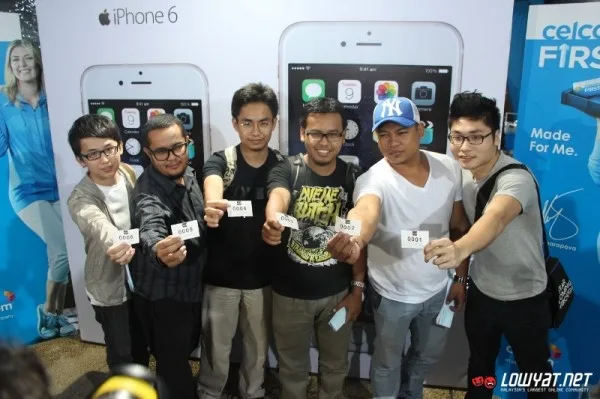 Celcom iPhone 6 and iPhone 6 Plus Midnight Launch 08