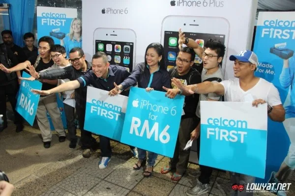 Celcom iPhone 6 and iPhone 6 Plus Midnight Launch 09