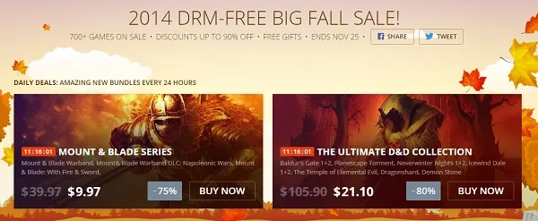 GoG 2014 Fall Sale