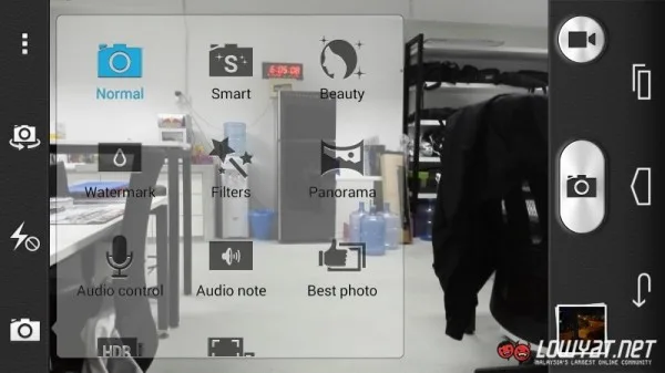 Huawei Honor 6 Main Camera Interface