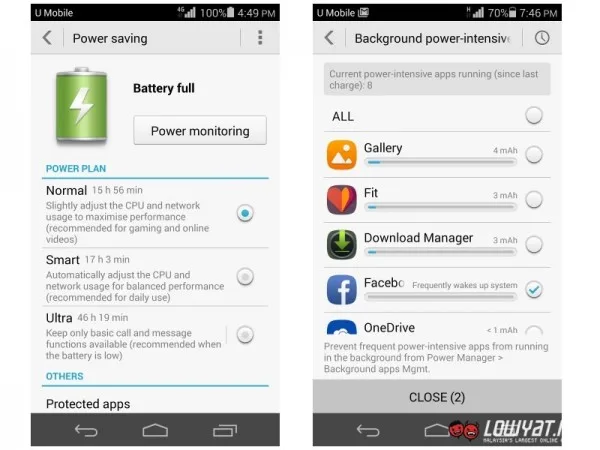 Huawei Honor 6 Power Saver