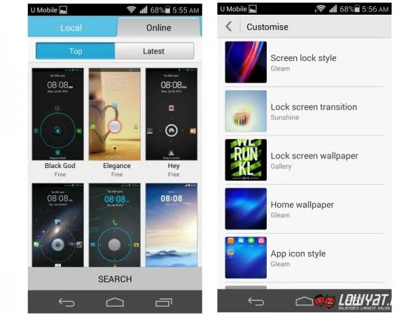 Huawei Honor 6 Themes