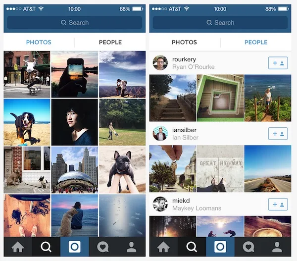 Instagram Improved Discovery Tab