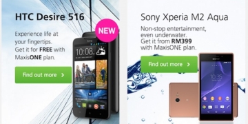 Maxis Offering HTC Desire 516 and Sony Xperia M2 Aqua