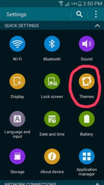 Samsung TouchWiz Theme
