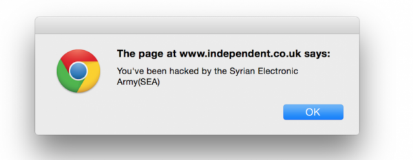 Syrian Electronic Army Hack