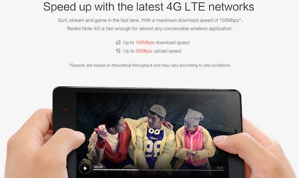 Xiaomi Redmi Note 4G LTE