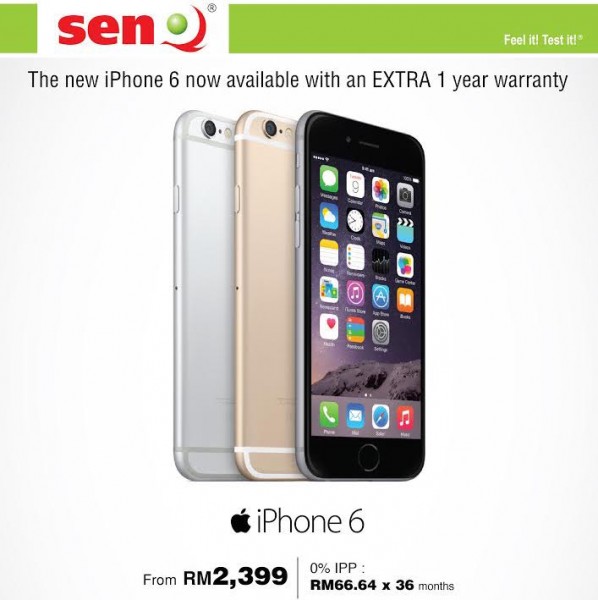 senQ iPhone 6 Promotion 6 November
