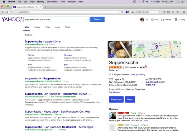 yahoo search 2