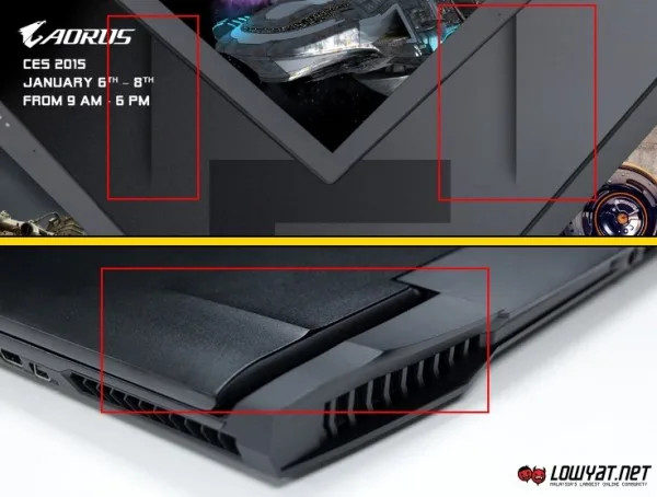 AORUS X5 teaser for CES 2015