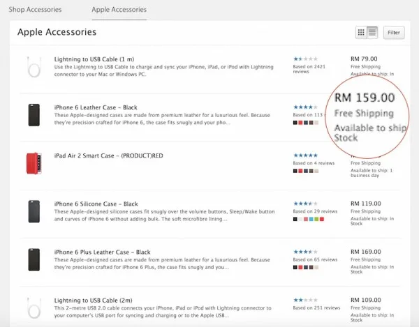 Apple Online Store Malaysia Free Shipping on Any Orders