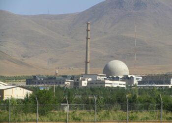 An Iranian uranium enrichment plant