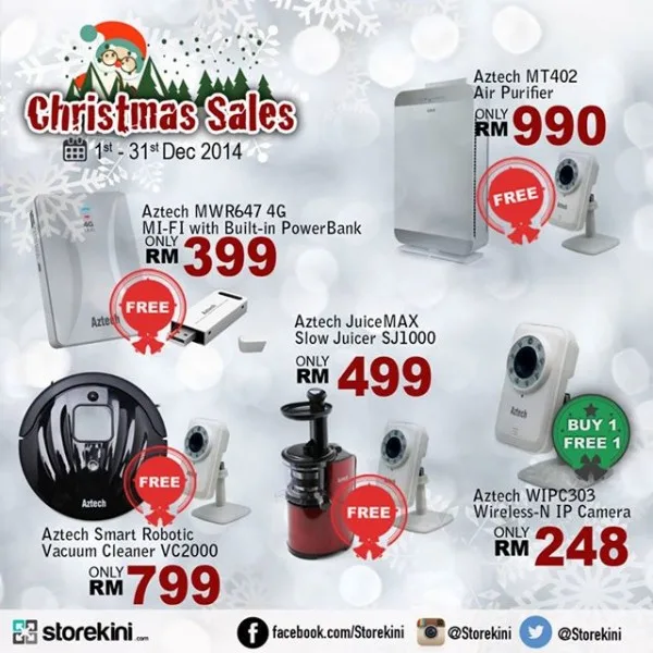 Aztech Christmas Promo