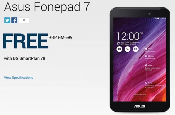 DiGi Asus Fonepad 7 Free