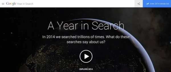 Google 2014 Year in Search