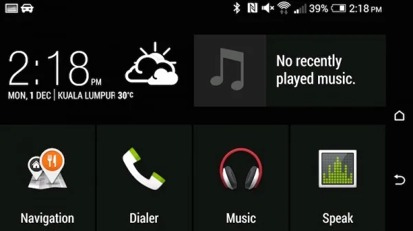 HTC Car Mode