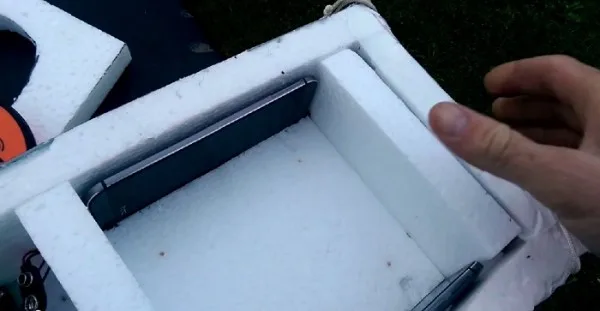 HTC One Polystyrene Box