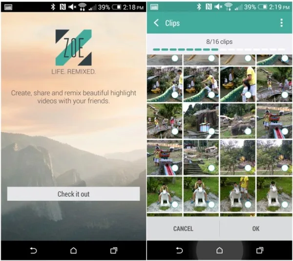 HTC Zoe