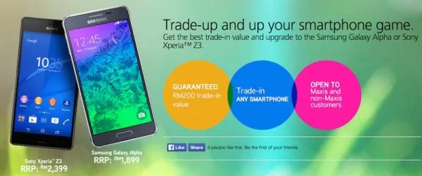 Maxis Trade In Offer Samsung Galaxy Alpha